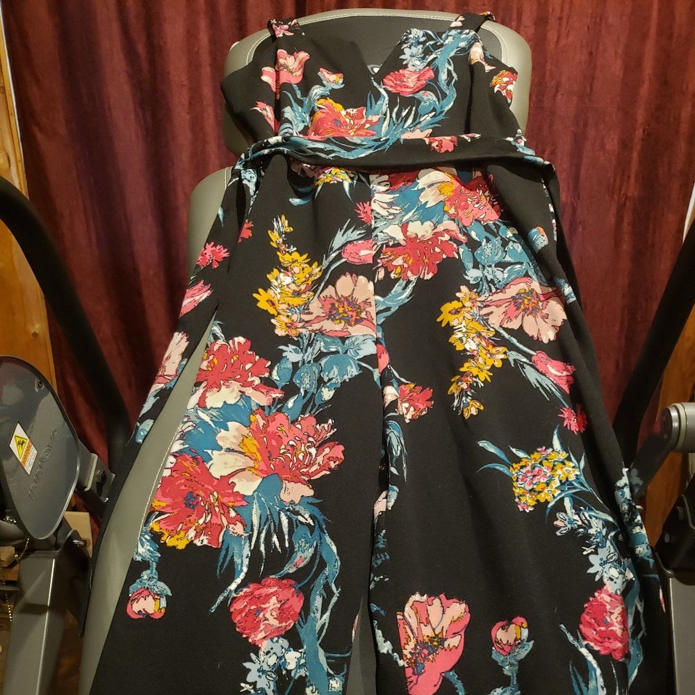Capri length jump suit